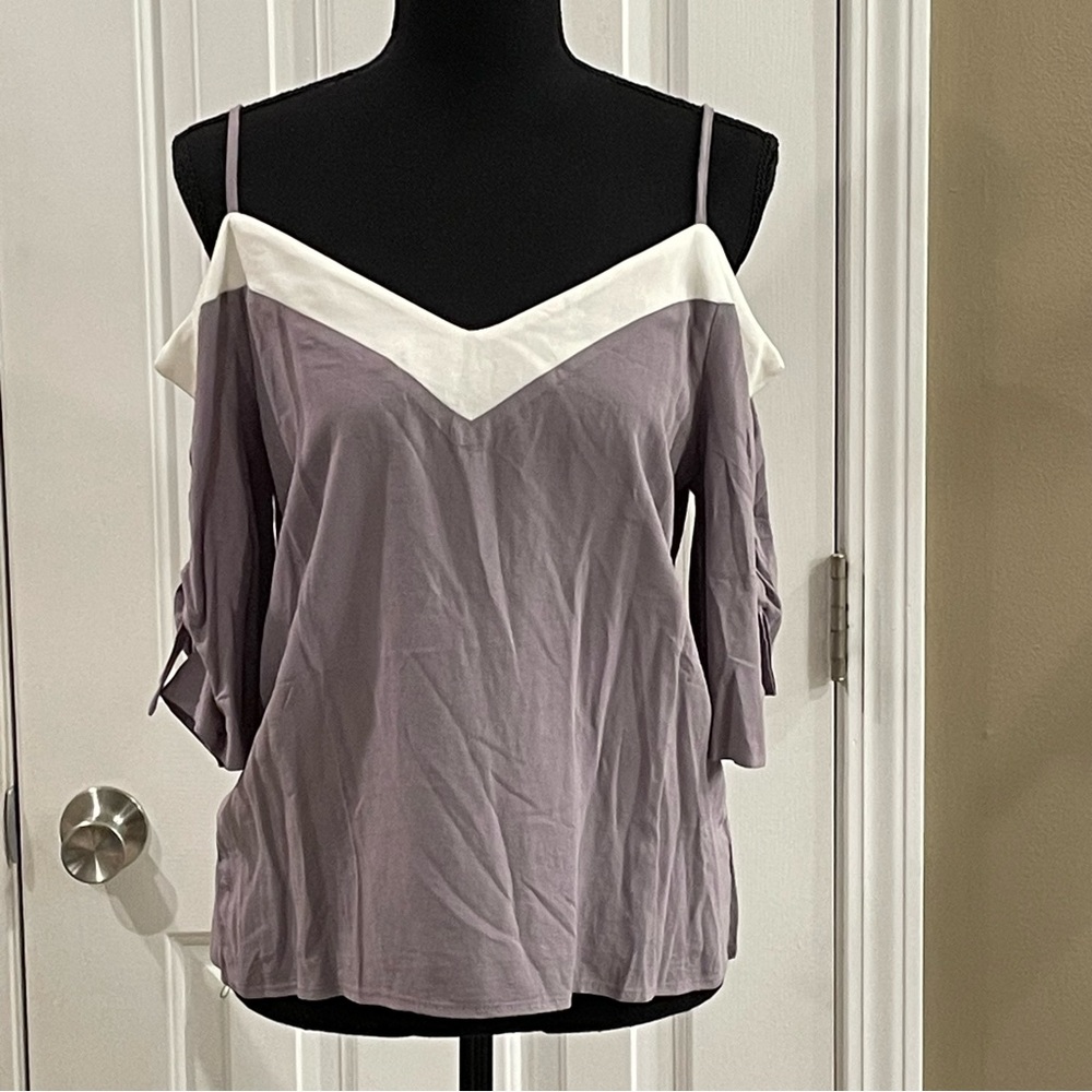 Blush BJ Cold Shoulder Blouse - M